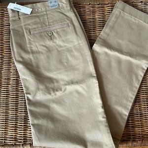 NWT JCREW Mens Chinos Pants Khaki Tan 33/32
